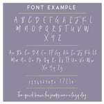 Font Examples - Sunday's Daughter