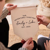 Personalised Couples Linen Flag - Sunday's Daughter