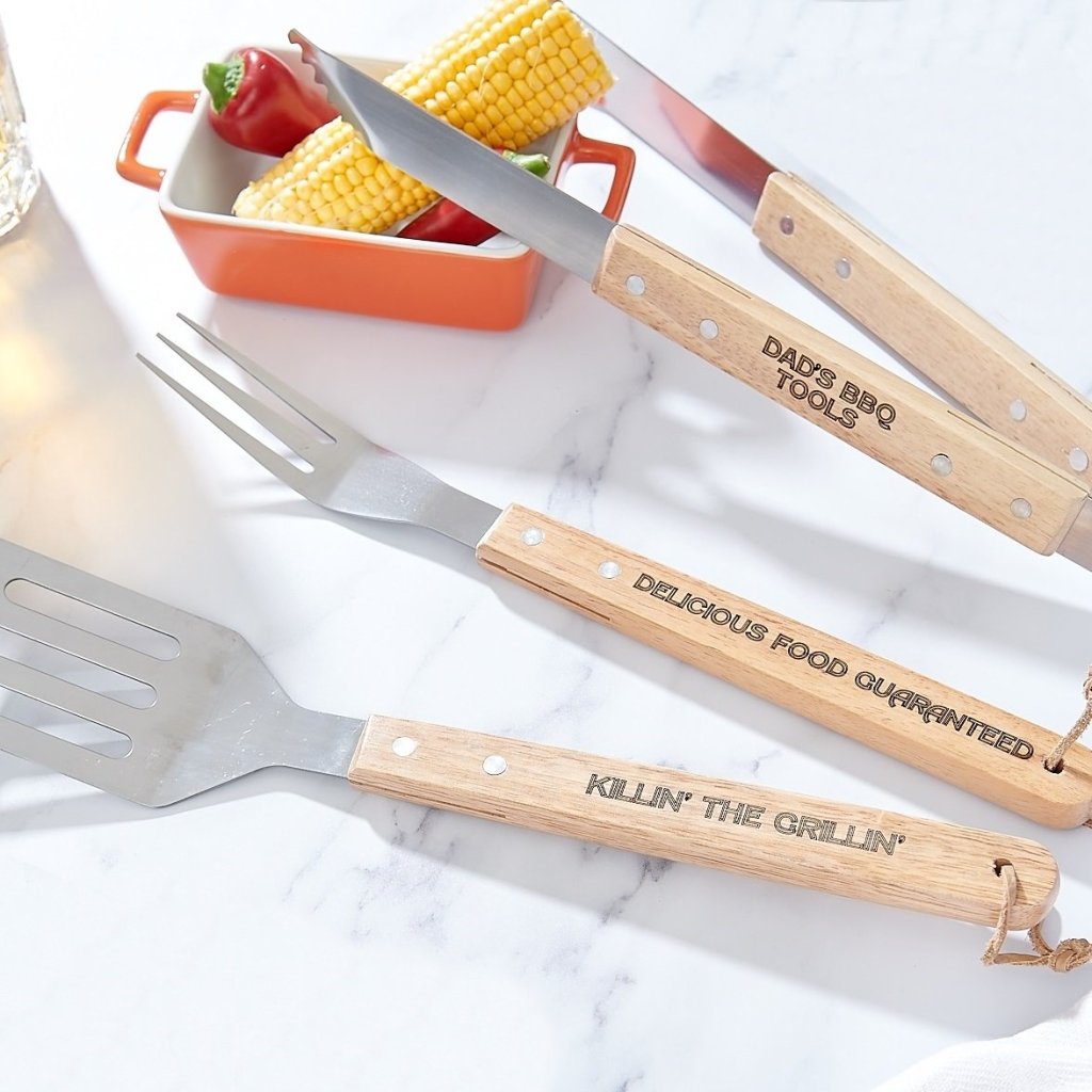 Personalised Dad's Father's Day BBQ Tools - Sunday's Daughter