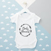 Personalised New Born Babygrow - First Mothers Day gift -Sunday's Daughter