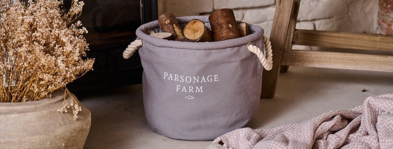 Personalised Log Storage Trug Basket - Homeware gifts for Mother's Day - Sunday's Daughter