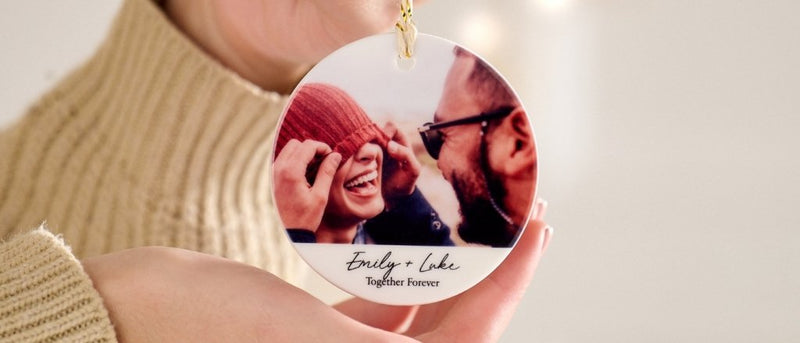 Sunday's Daughter Personalised Photo Bauble