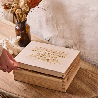 Personalised Birthday Jewellery Box - Gifts for Teens - Sunday's Daughter