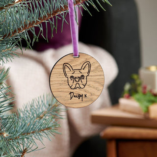 Personalised Dog Christmas Decoration