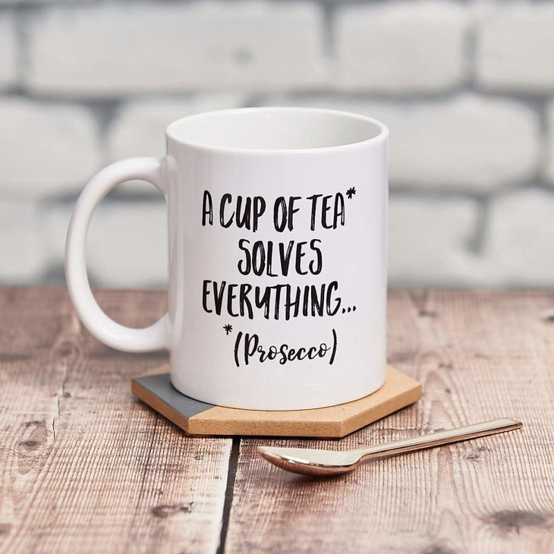 A Cup Of Tea Solves Everything Mug - Sunday's Daughter