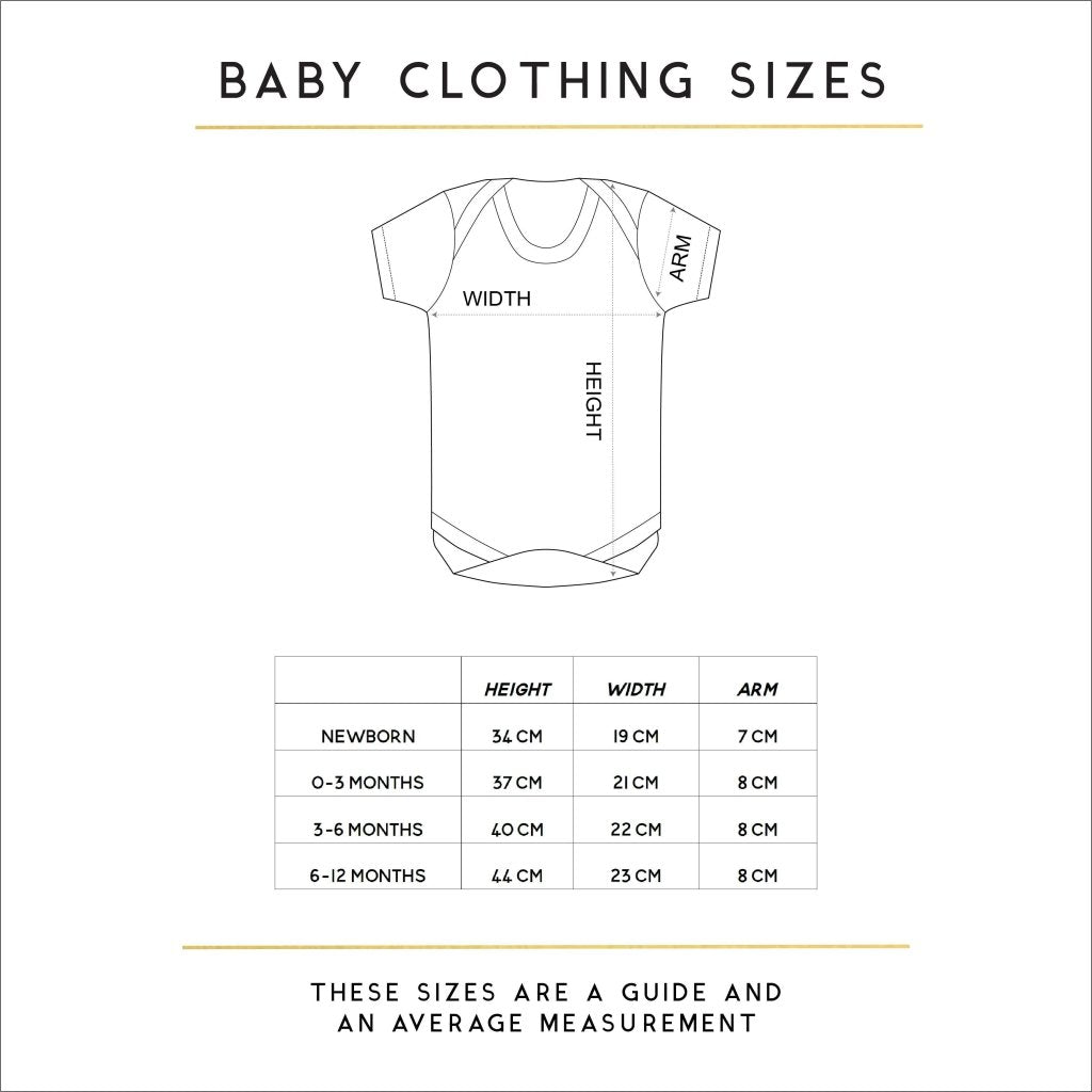 Baby Clothing Sizes  - Sunday's Daughter