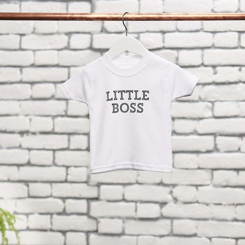 Little Boss T Shirt Set