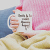 Books And Tea Make Me Happy Mug - Sunday's Daughter
