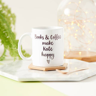 Books And Tea Make Me Happy Mug - Sunday's Daughter