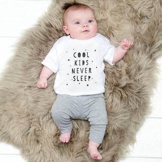 Cool Kids Never Sleep Baby Grow - Sunday's Daughter