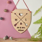 Couples Personalised Wooden Plaque - Sunday's Daughter
