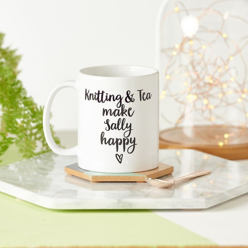 Crafts And Tea Make Me Happy Mug - Sunday's Daughter
