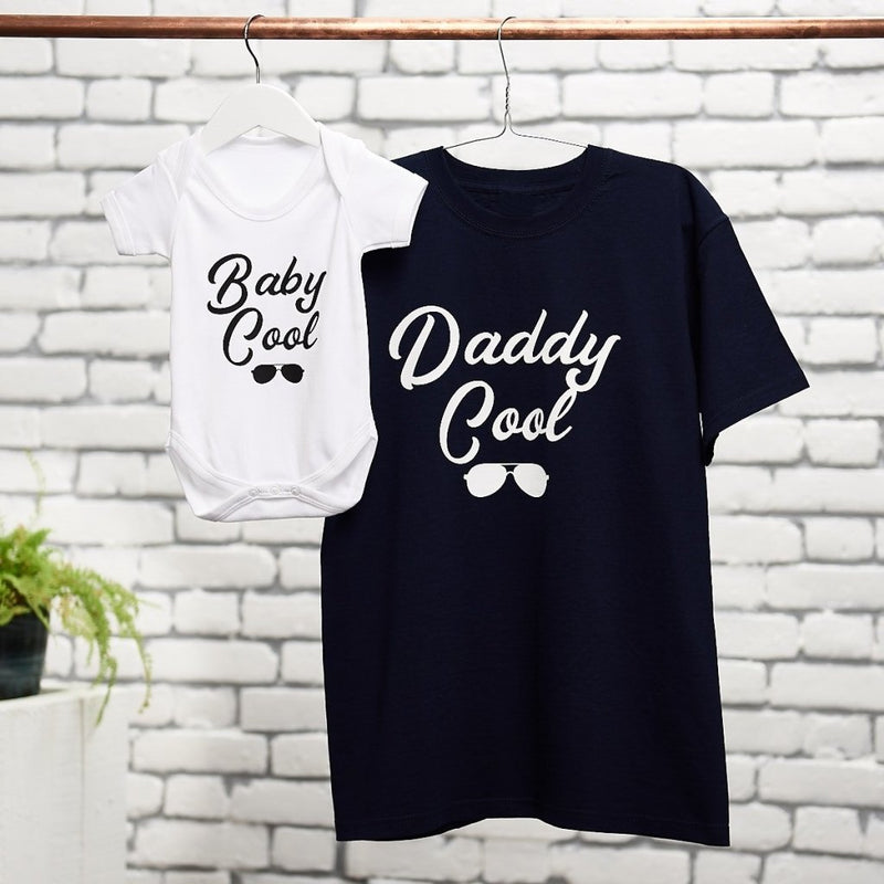 Daddy And Baby Cool T-shirt And Babygrow Set - Sunday's Daughter