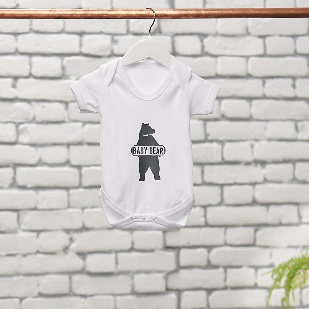 Daddy Bear, Baby Bear' T-Shirt And Babygrow Set Sunday's Daughter