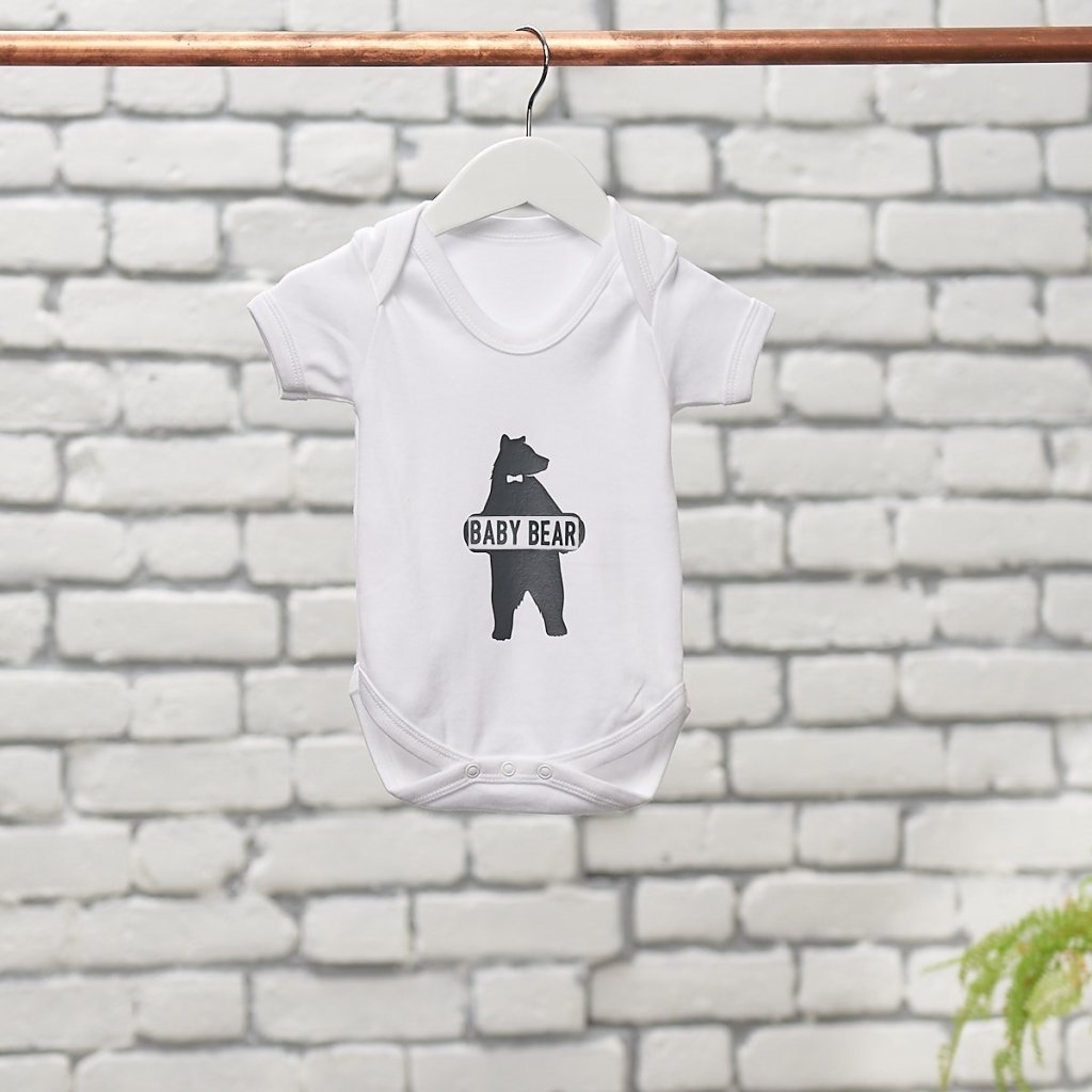 Daddy Bear, Baby Bear T-shirt And Babygrow Set - Sunday's Daughter