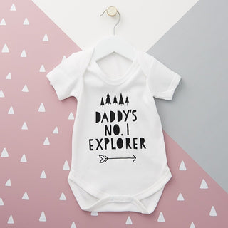 Daddy's No. One Explorer Babygrow - Sunday's Daughter