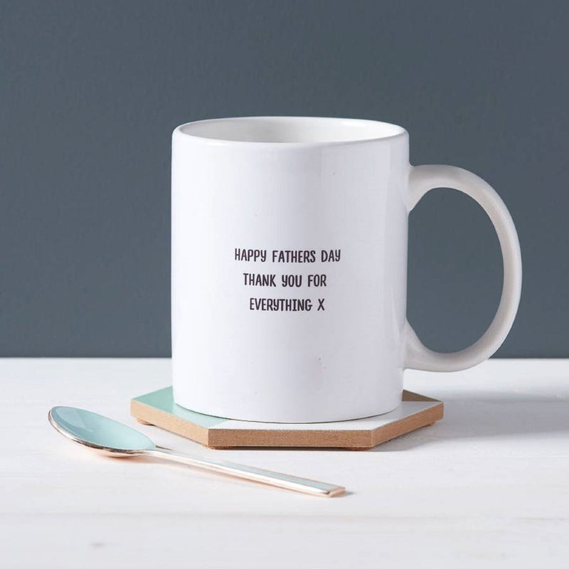 Dad's Perfect Tea Or Coffee Father's Day Mug - back message example - Sunday's Daughter