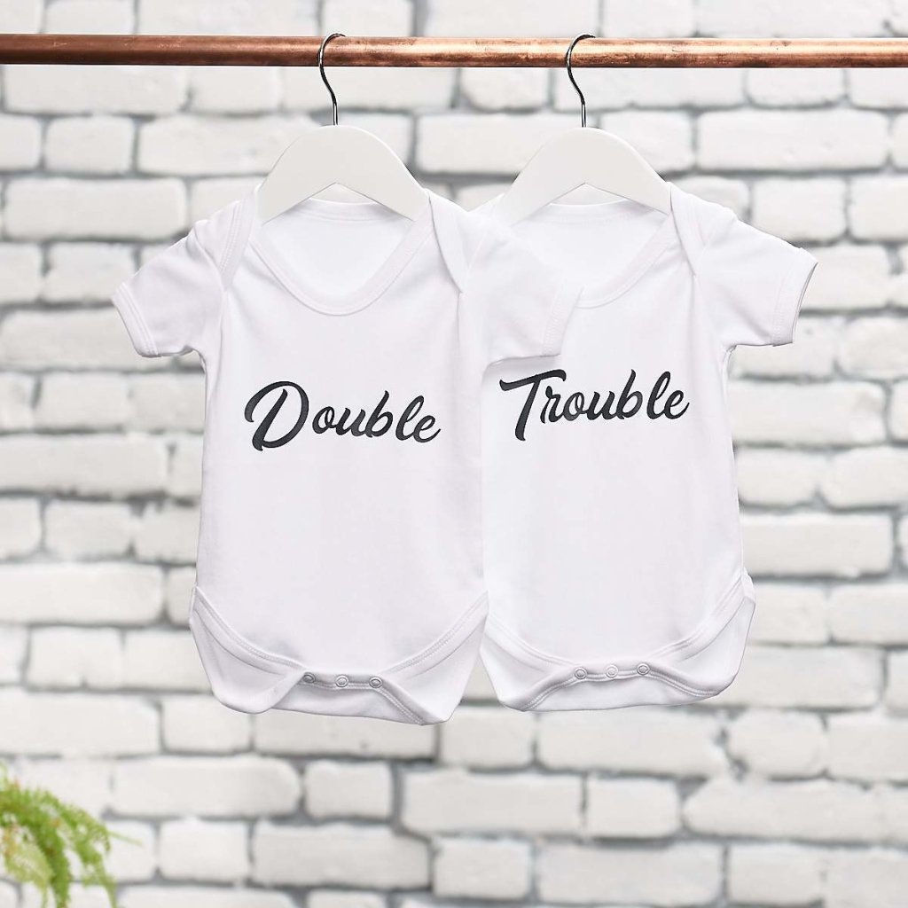 Double Trouble Babygrow Set