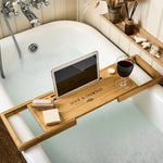 Engraved Wooden Bath Caddy - Sunday's Daughter