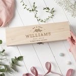 Engraved Wooden Wedding Bottle Box - Sunday's Daughter