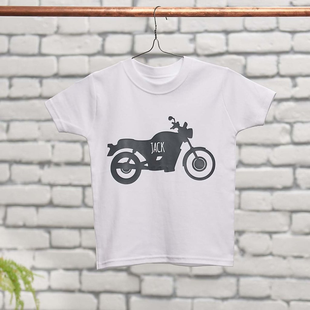Childrens motorbike t-shirt