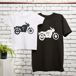 Father's day motorbike t-shirt set