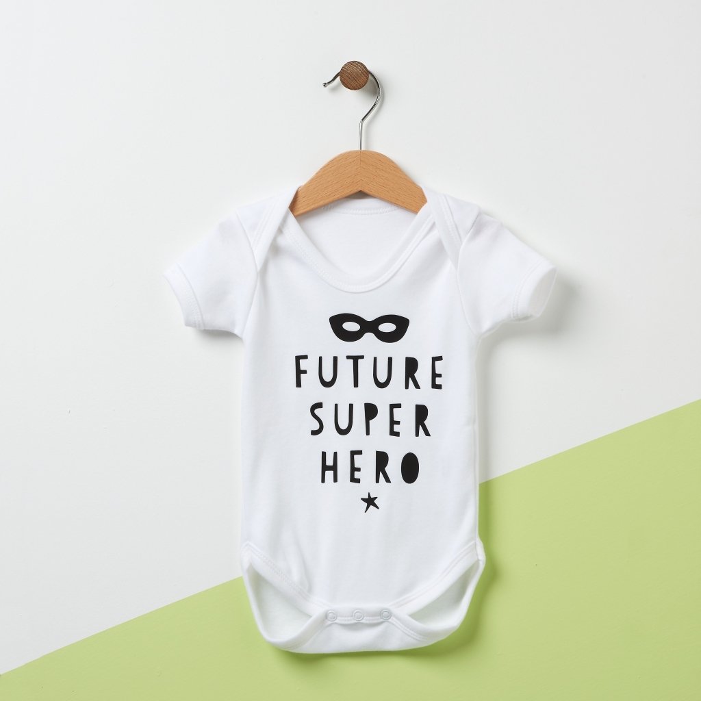 Future Super Hero Baby Grow