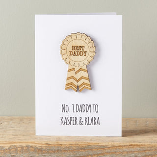 Keepsake Dad Rosette Father's Day Card - Sunday's Daughter