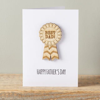 Keepsake Dad Rosette Father's Day Card - Sunday's Daughter