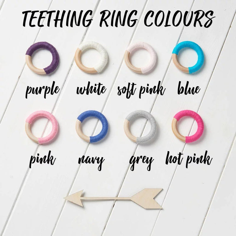 Teething Ring Colour - Sunday's Daughter