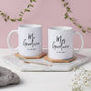 Mr And Mrs Personalised Mug Set