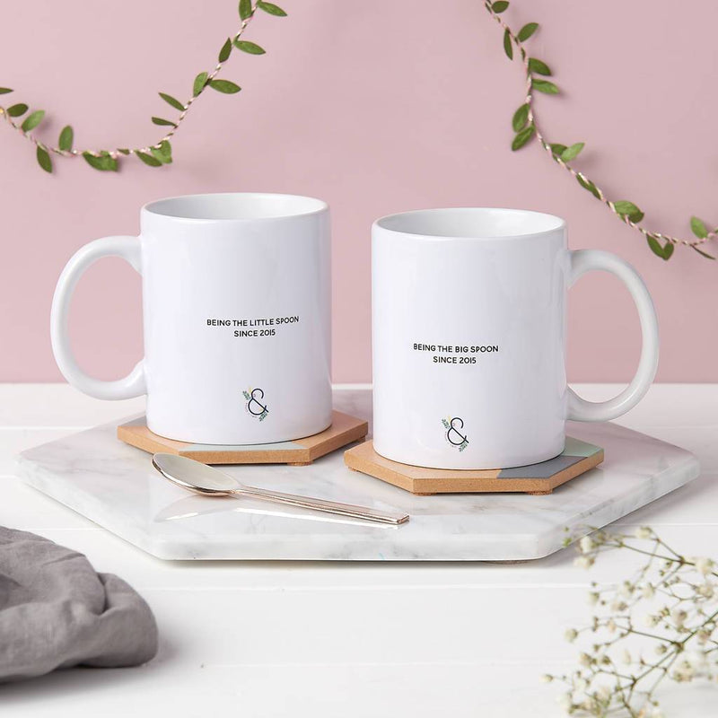 Mr And Mrs Personalised Mug Set, Mugs,  - Sunday's Daughter