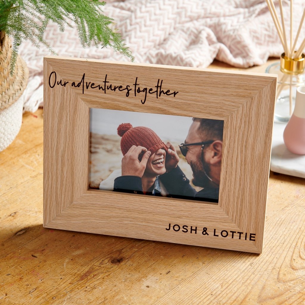 Our Adventures Together Wooden Personalised Frame - Sunday's Daughter