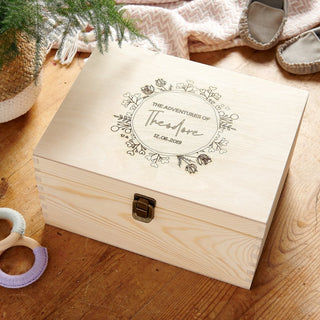 Adventures Of Baby Keepsake Box