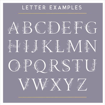 Letter Examples - Sunday's Daughter