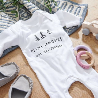 Personalised Baby Sleepsuit - Sunday's Daughter