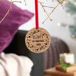 Personalised Baby's First Christmas Decoration - Sunday's Daughter