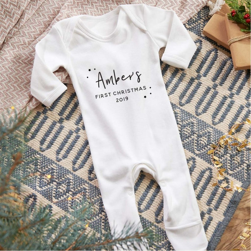 Personalised Baby's First Christmas Outfit - Sunday's Daughter