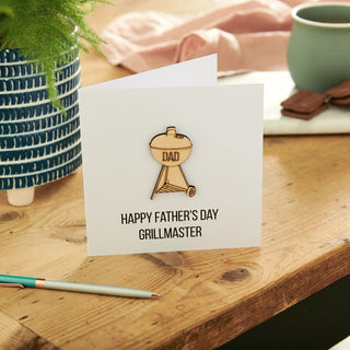 Barbecue Wooden Keepsake Card