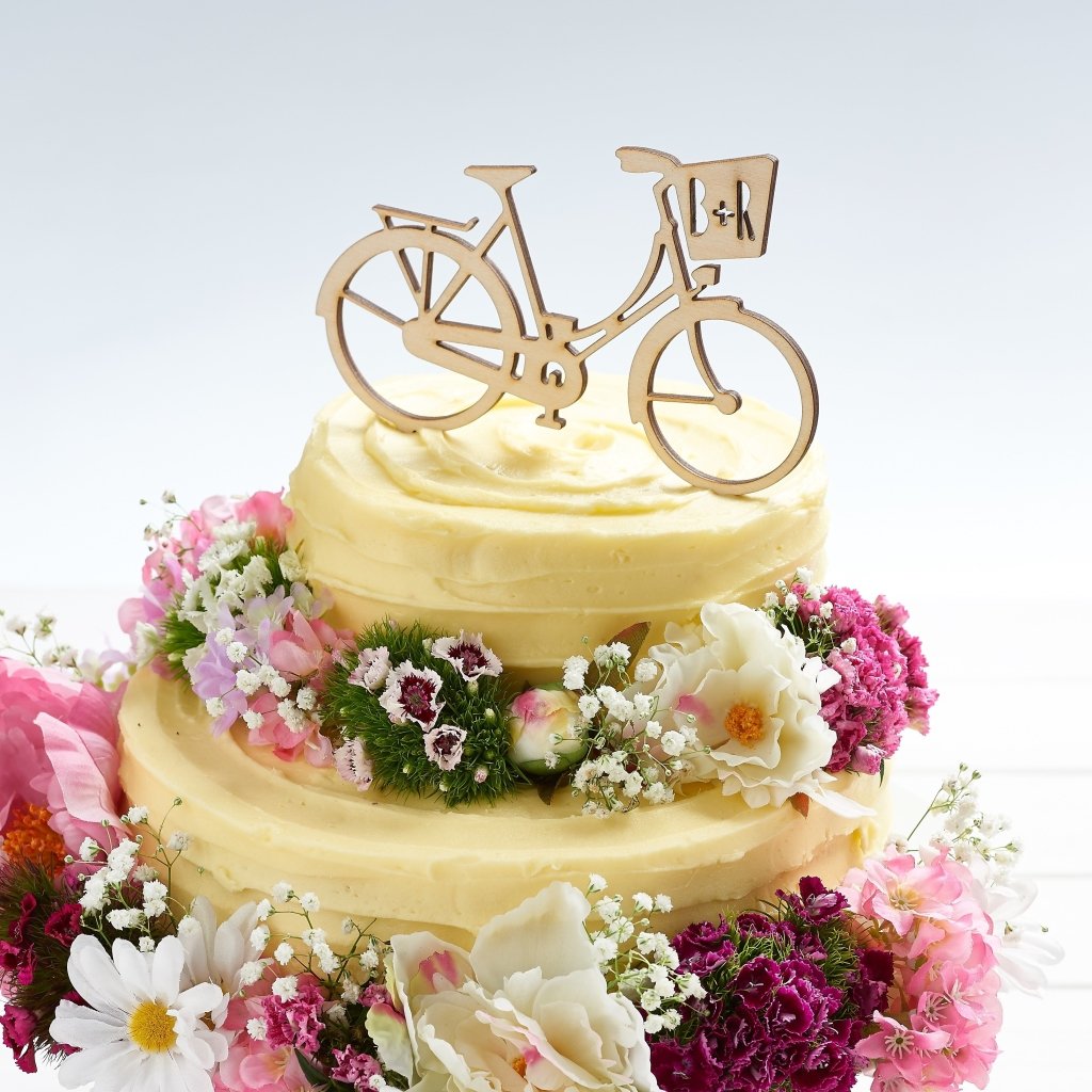 Cycling cake topper