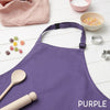 Child's apron purple example