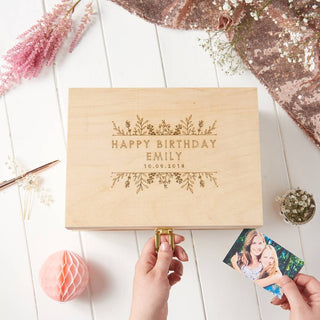 Personalised Birthday Keepsake Box