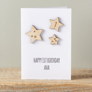 Personalised Birthday Star Card, Cards - Sunday's Daughter