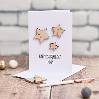 Personalised Birthday Star Card, Cards, - Sunday's Daughter