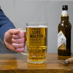 Personalised Beer Glass gift