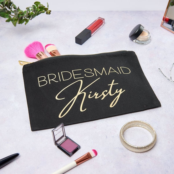 Personalised Bridesmaid Make Up Bag