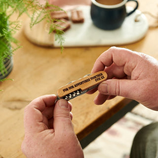 Penknife personalisation example