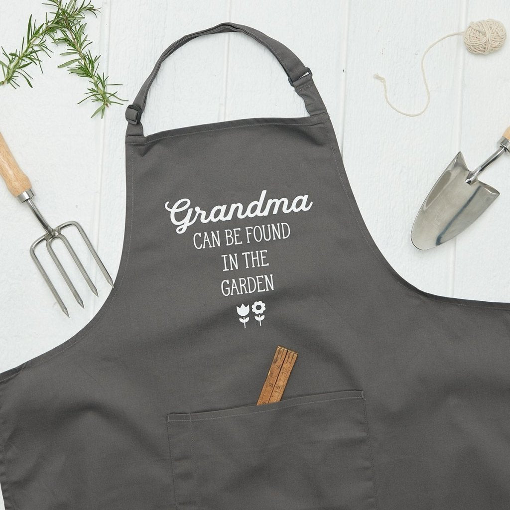 Personalised Can Be Found In The Garden Apron - Sunday's Daughter