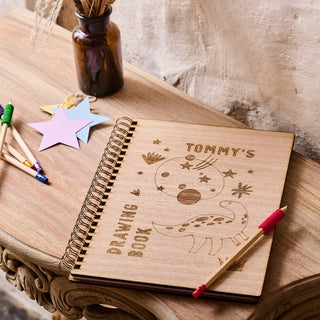 Personalised Children's Dinosaur Notebook - Sunday's Daughter