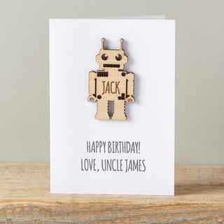 Personalised Robot Card